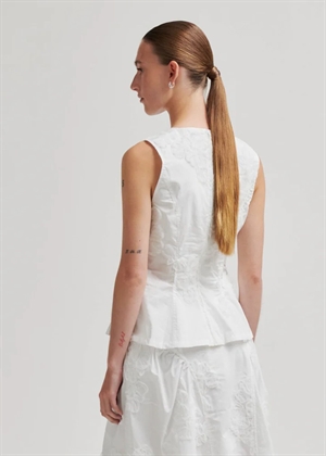 Ashley top Hvid Second Female 